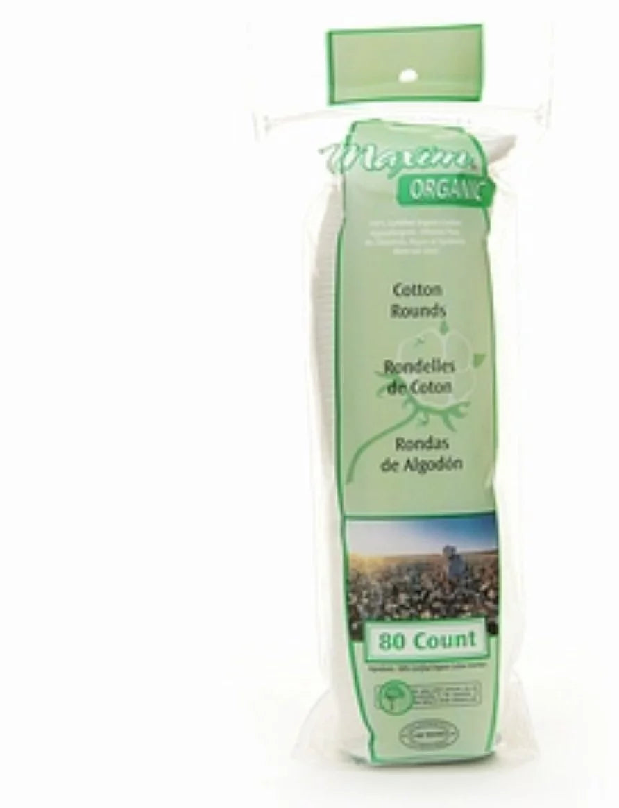 Organic Cotton Rounds 80 ea Pack of 6 W5233