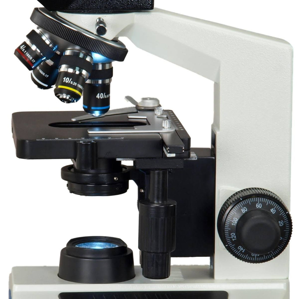 40X-2000X Built-in 3.0MP Digital Camera Compound LED Binocular Microscope with Vinyl Carrying Case X112876