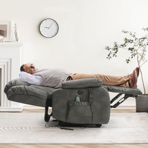 Large Power Lift Recliner Chair with Heat and Massage L912936