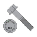 M6-1.0 x 25 mm Hex Flange Bolts Grade 10.9 Black Phosphate DIN6921 1,000 pcs P756