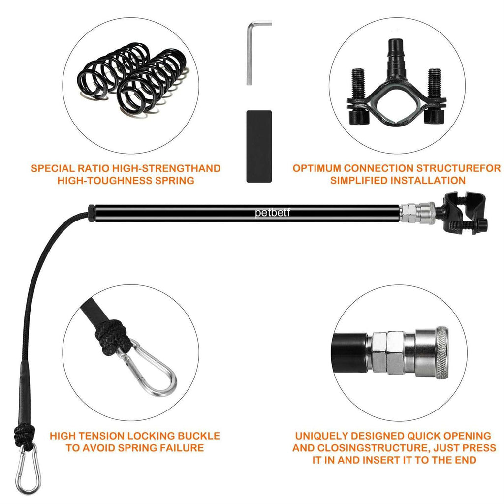 Dog Bike Leash with Quick Connect Mechanism P145