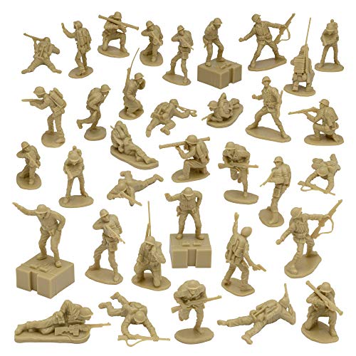 36 Plastic American Soldier Figures A9185