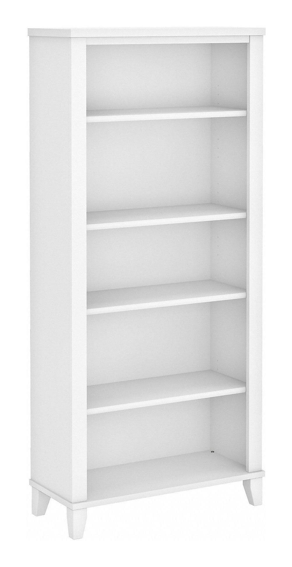 White 5 Shelf Bookcase O26427