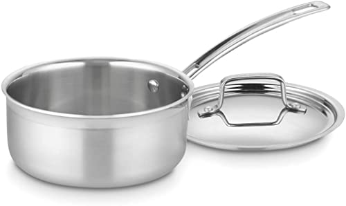 1.5 Quart Triple Ply Saucepan with Cover B8443