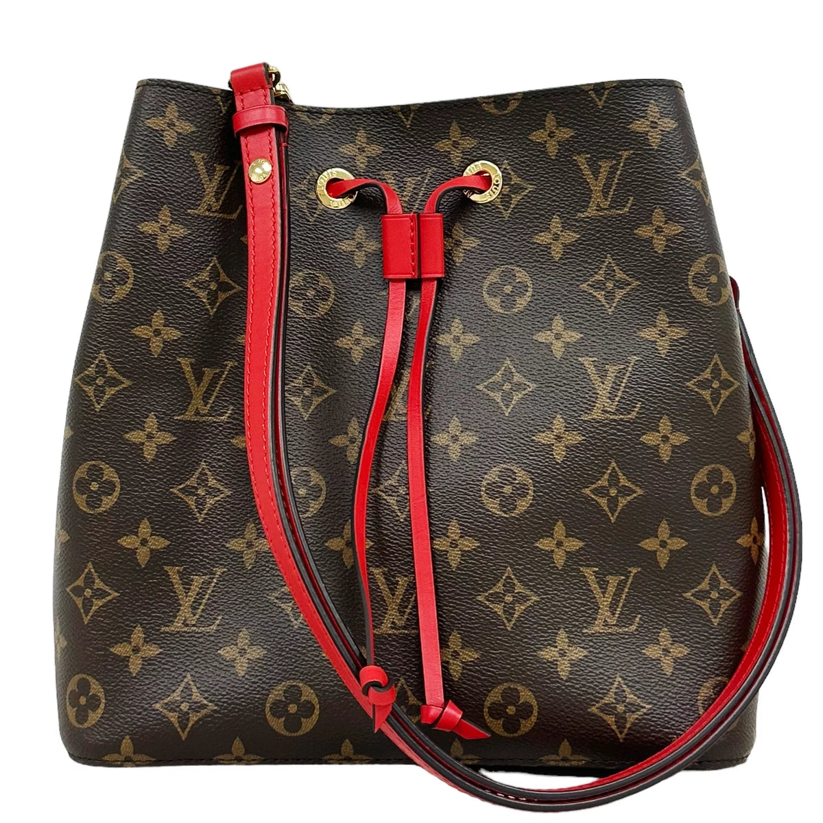 Brown Monogram Bucket Bag F33341
