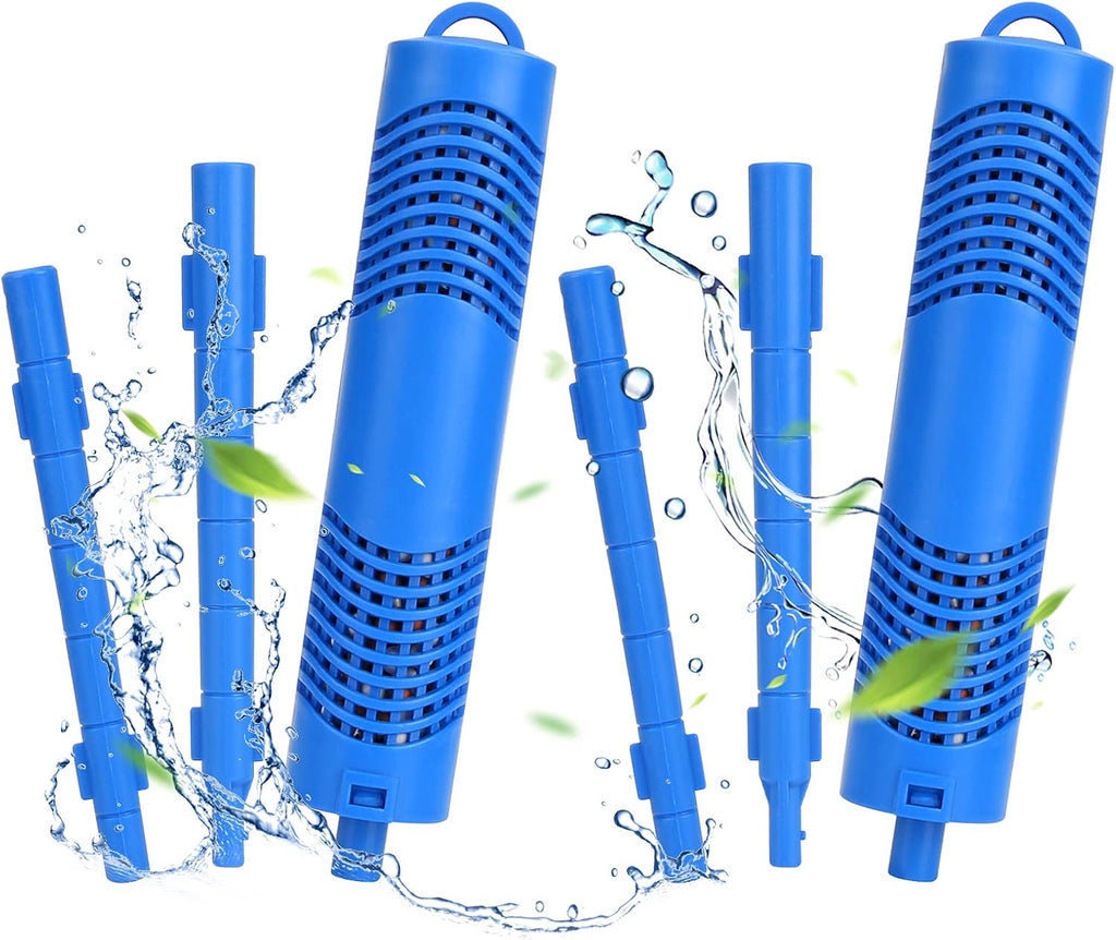 Spa Mineral Stick 2 Pack Hot Tub Filter Universal for Spas Swimming Pool Fish Pond (Blue) H9852