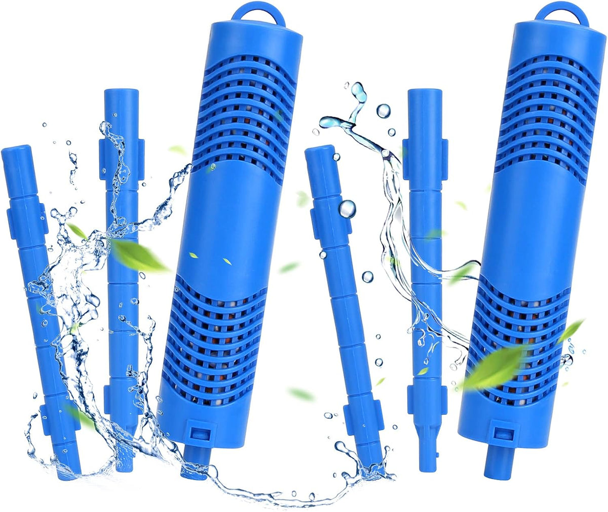 Spa Mineral Stick 2 Pack Hot Tub Filter Universal for Spas Swimming Pool Fish Pond (Blue) H9852