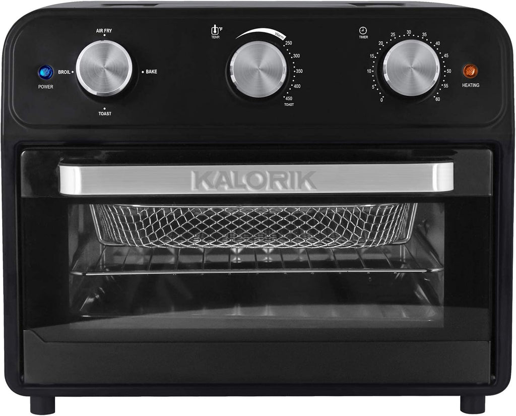22 Quart Air Fryer Toaster Oven, Black H6486