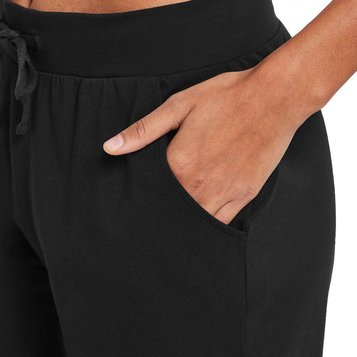 Cotton Bermuda Shorts with Pockets Black XS P49798