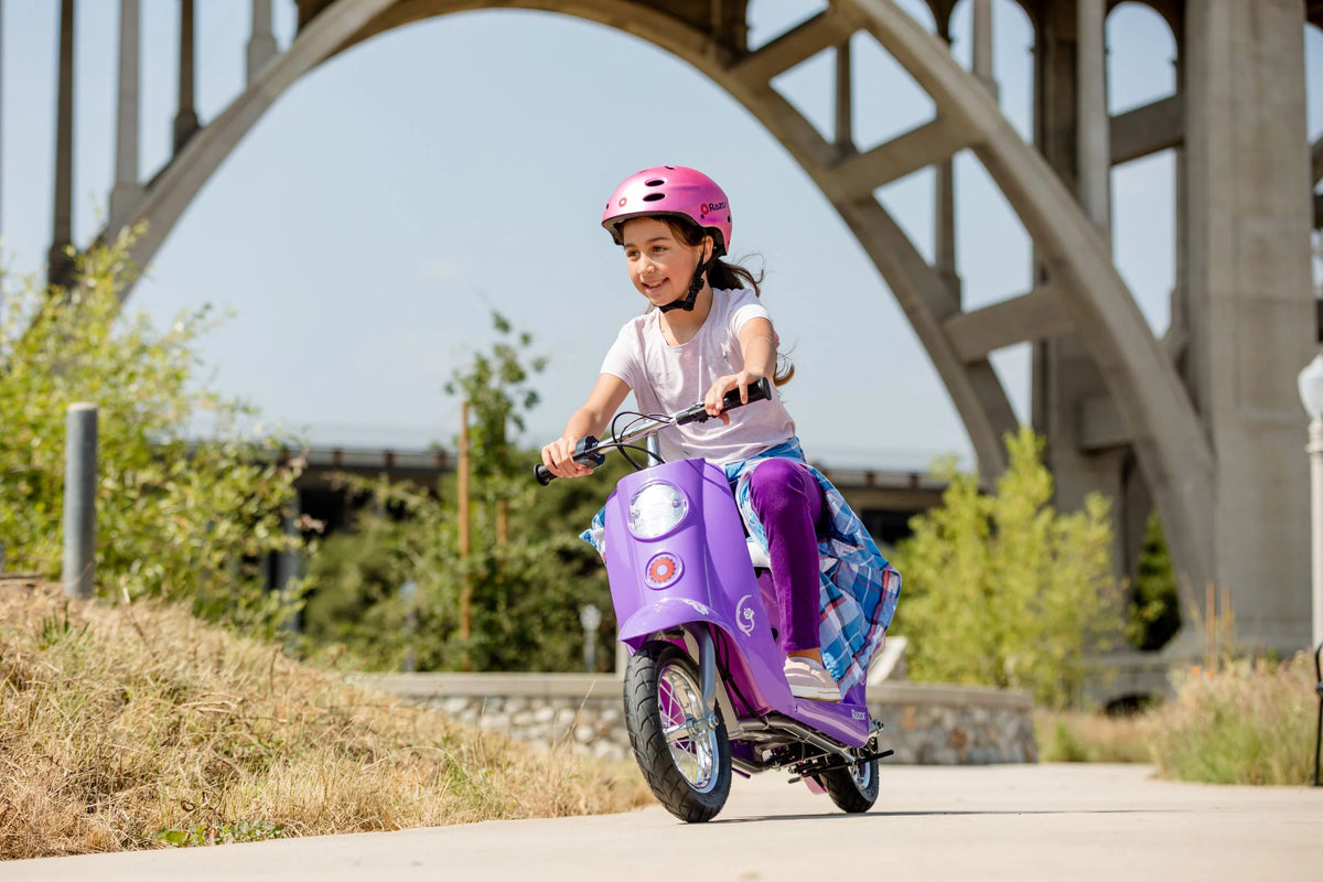 Purple Electric Scooter X58237