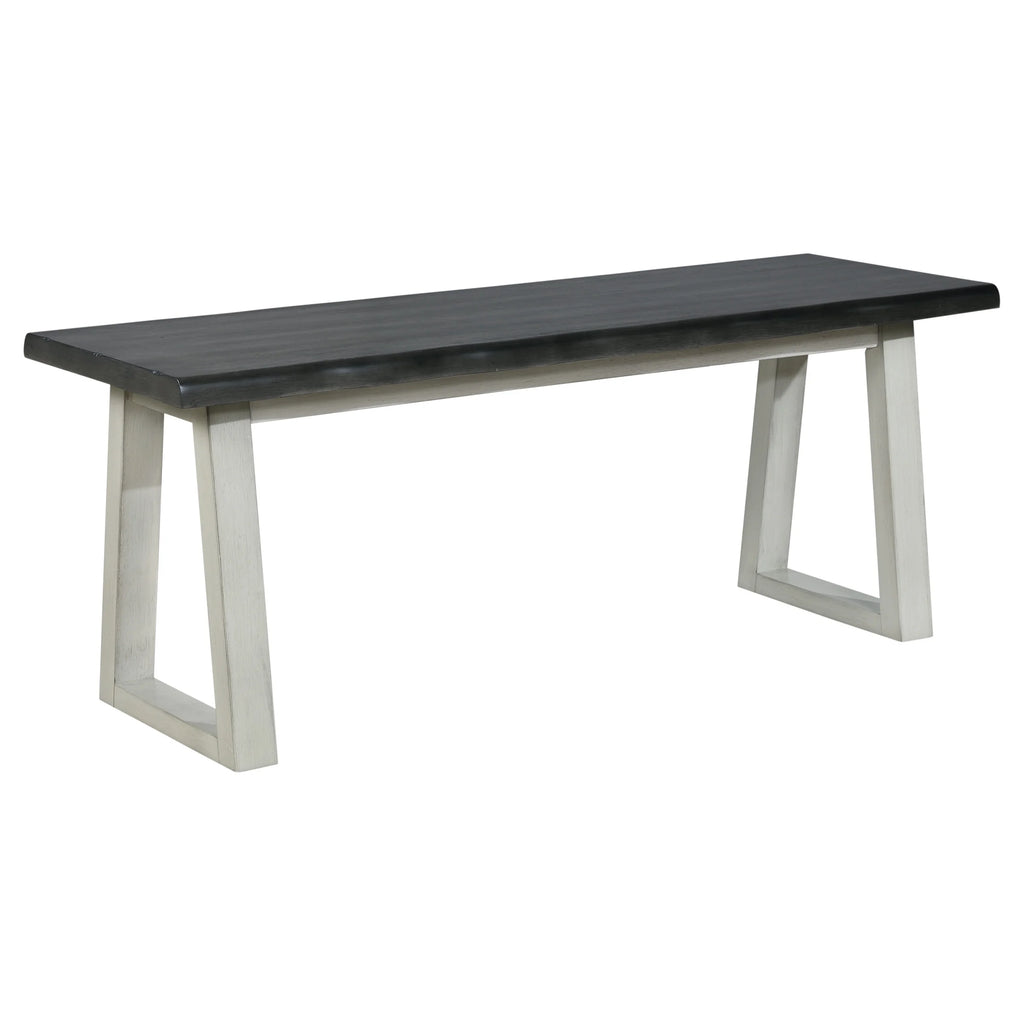 Charcoal Light Gray Bench K116