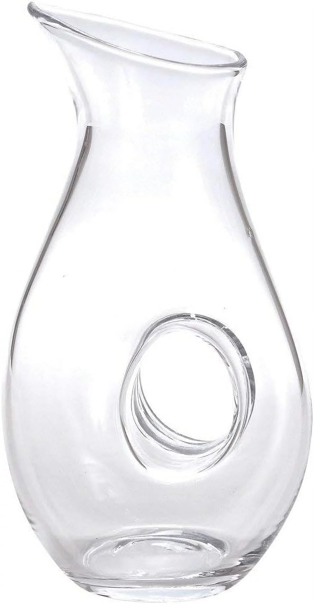 28 Oz Mouth-Blown Lead-Free Crystal Pitcher G973