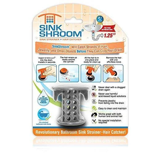 Sink Drain Protector Hair Catcher Gray T218515