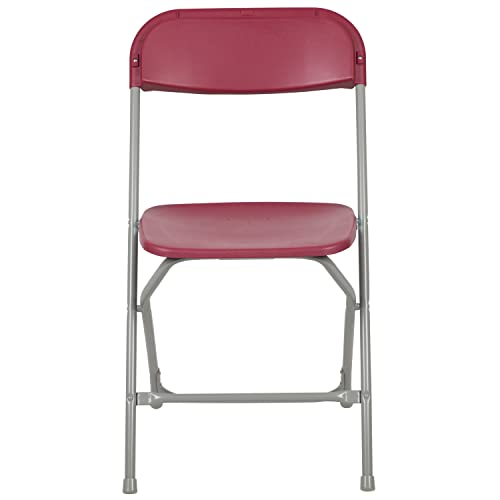 Set of 10 Black Plastic Folding Chairs P3759