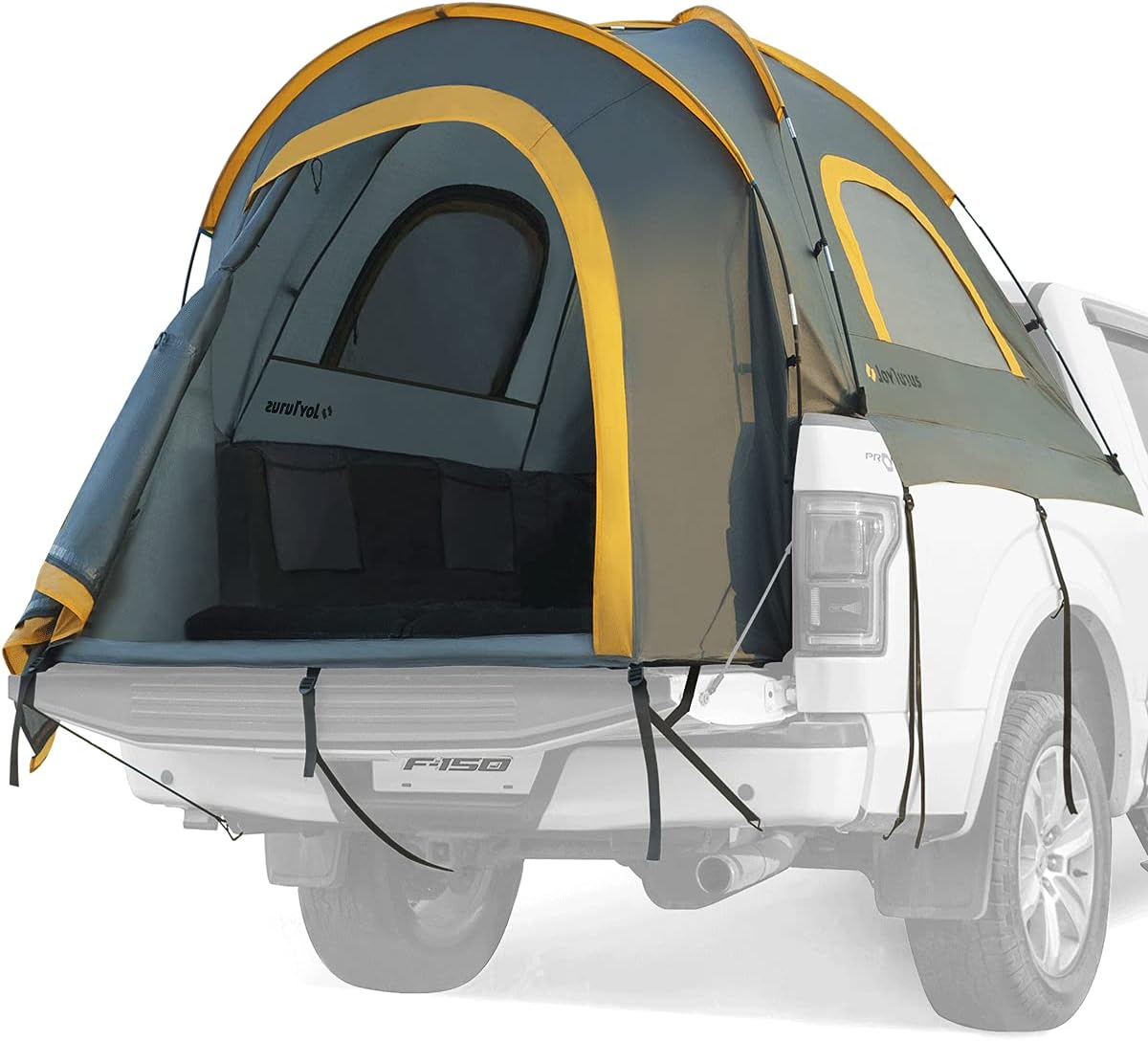 Orange Waterproof Double Layer Pickup Truck Tent D55451