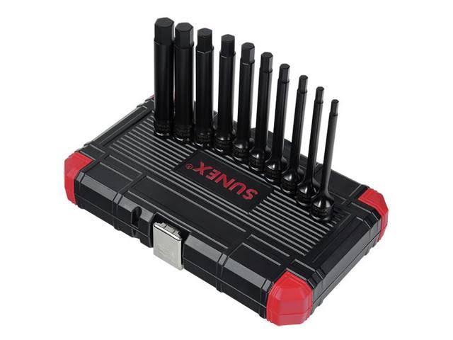 1/2x22 Drive Long SAE Impact Hex Driver Set D630