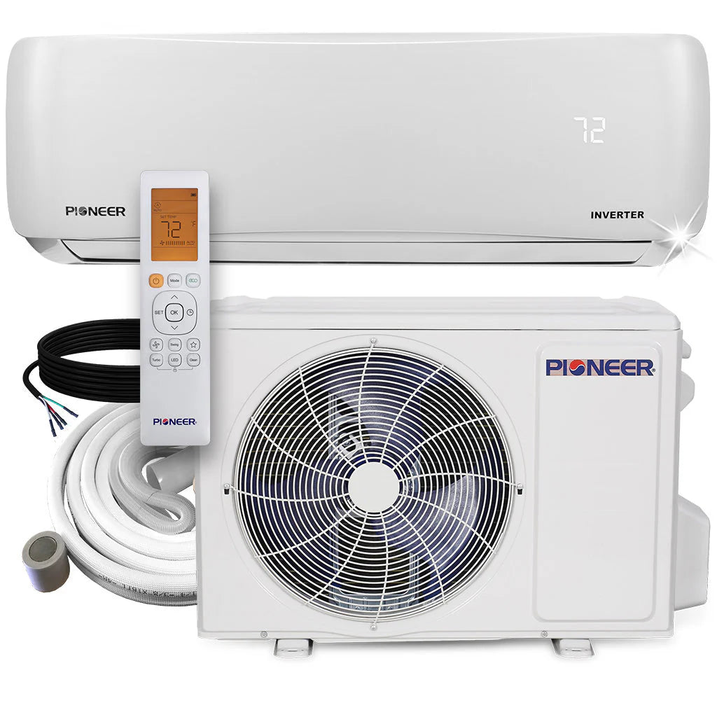 9,000 BTU 20.5 SEER 115V Ductless Mini-Split Inverter Air Conditioner Heat Pump System P3010