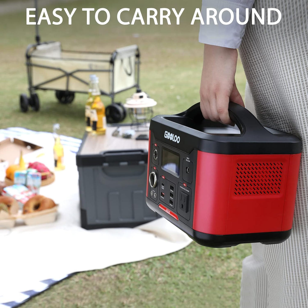 Portable Power Station 626Wh 600W AC Outlets Lithium Battery I77621