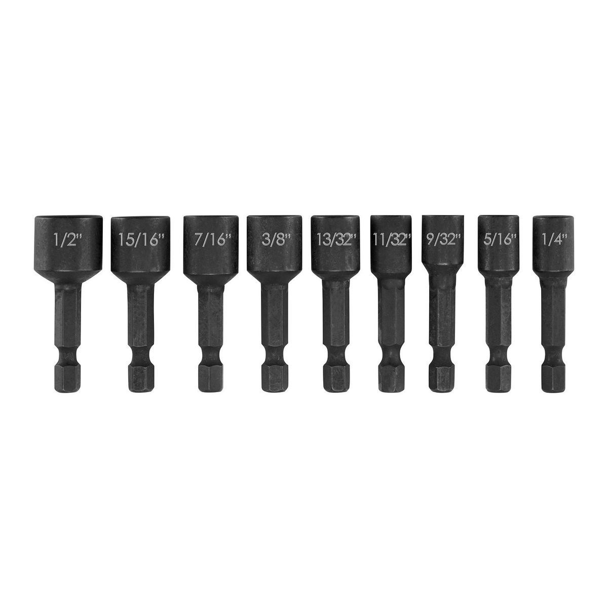 1-3/4 in. Magnetic Nut Setters, 9-Piece G8318