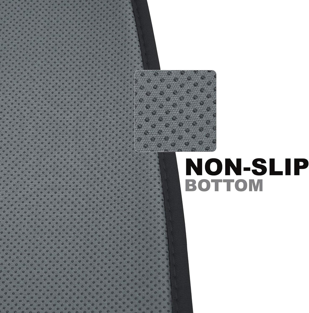 Black and White Car Seat Cushion Cover for Front of 2 Seats M738