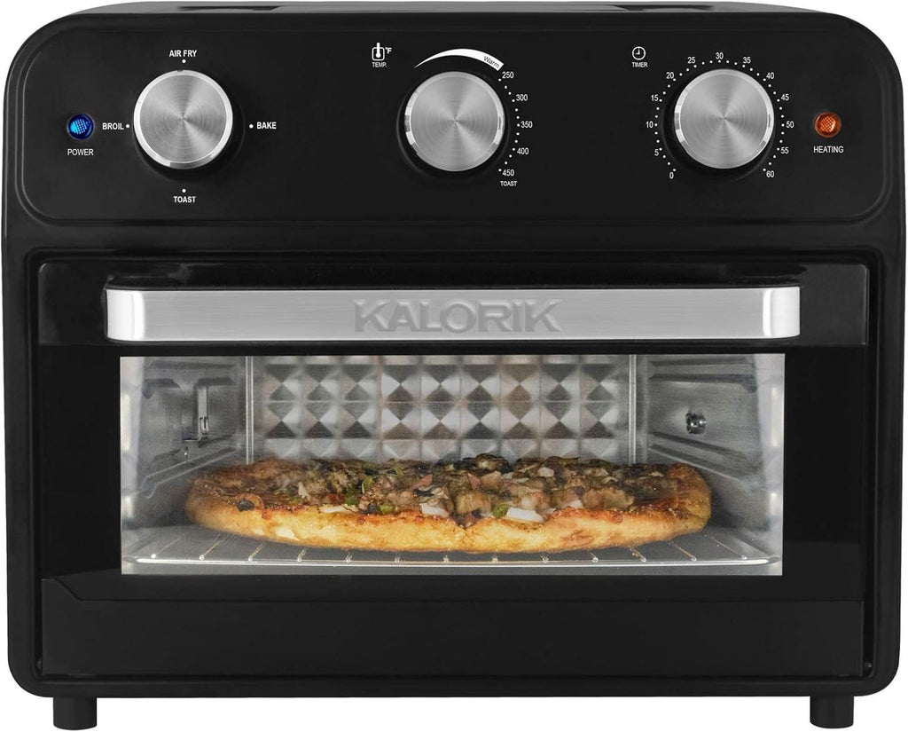 22 Quart Air Fryer Toaster Oven, Black H6486