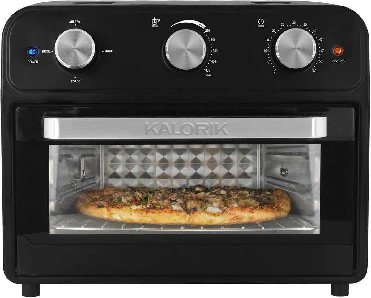22 Quart Air Fryer Toaster Oven, Black H6486