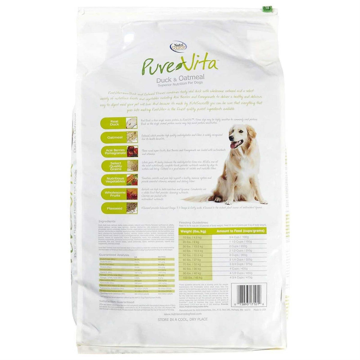 Duck & Oatmeal Dry Dog Food N371