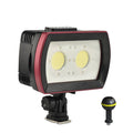 LED Diving Light Underwater Photography Fill-in Lamp 2pcs Aluminum Alloy 40M Waterproof IPX8 White B47524