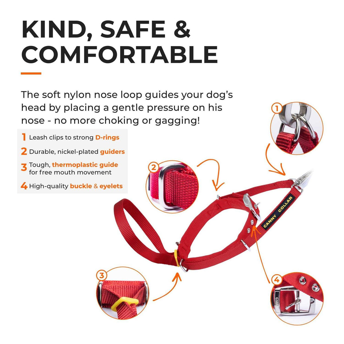 No Pull Padded Dog Training Head Collar A7330