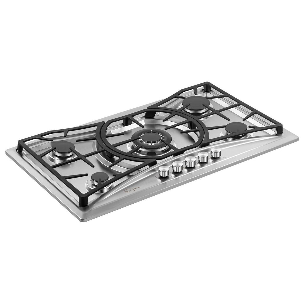 36x22 Stainless Steel 5 Burners Gas Cooktop X600456