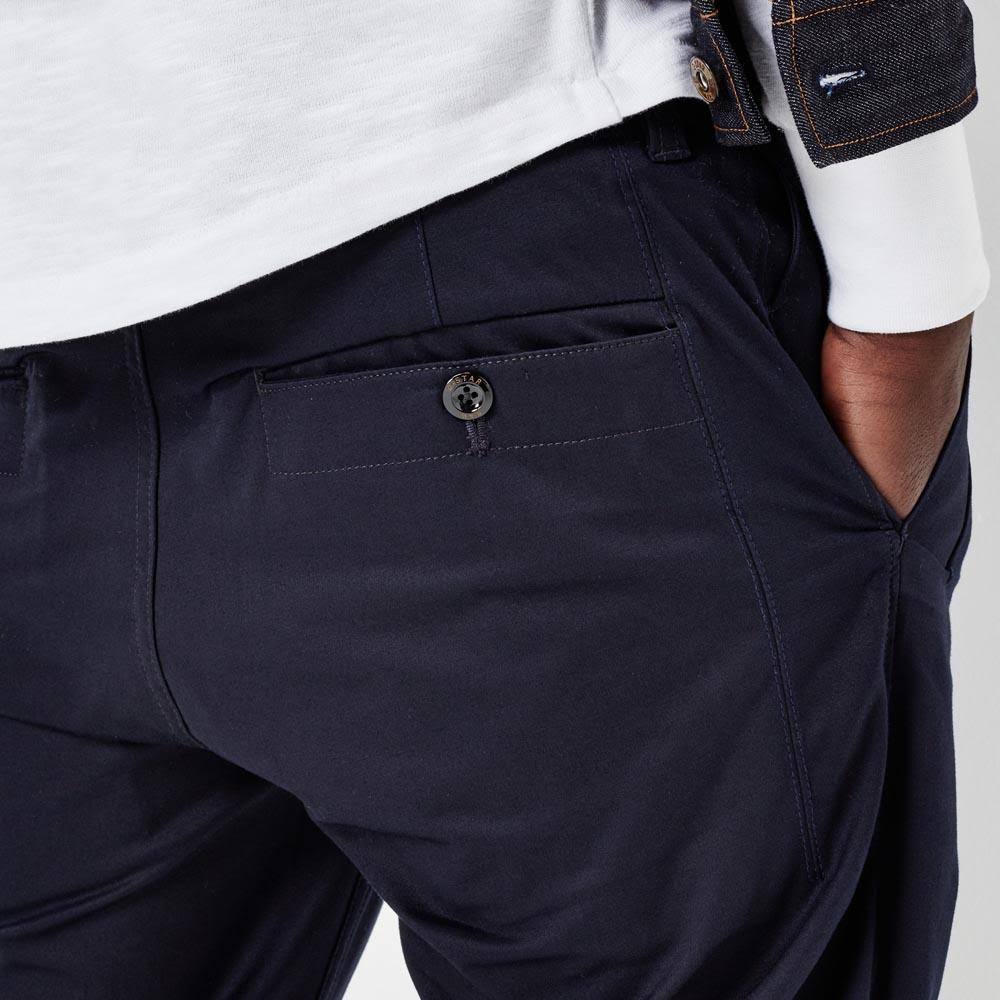 Blue Slim Chinos N9059