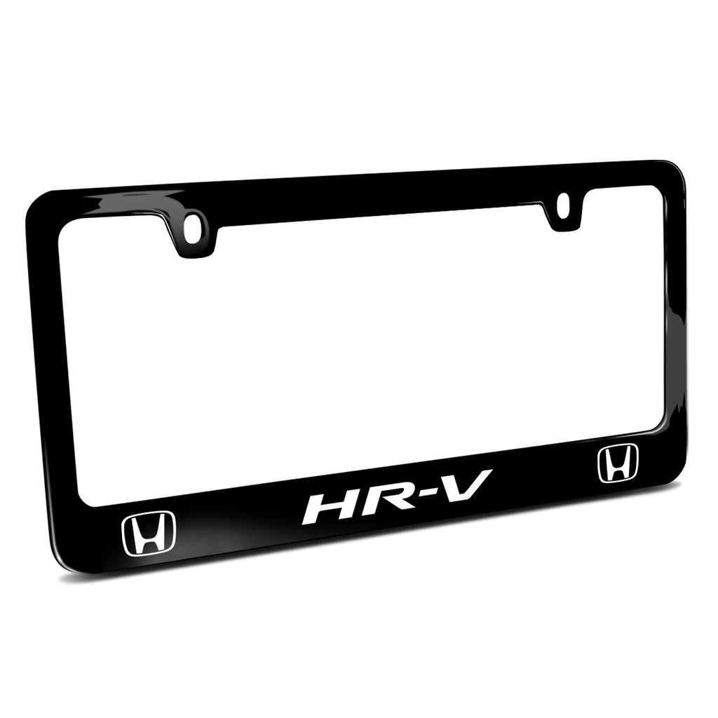 Black Metal License Plate Frame L722