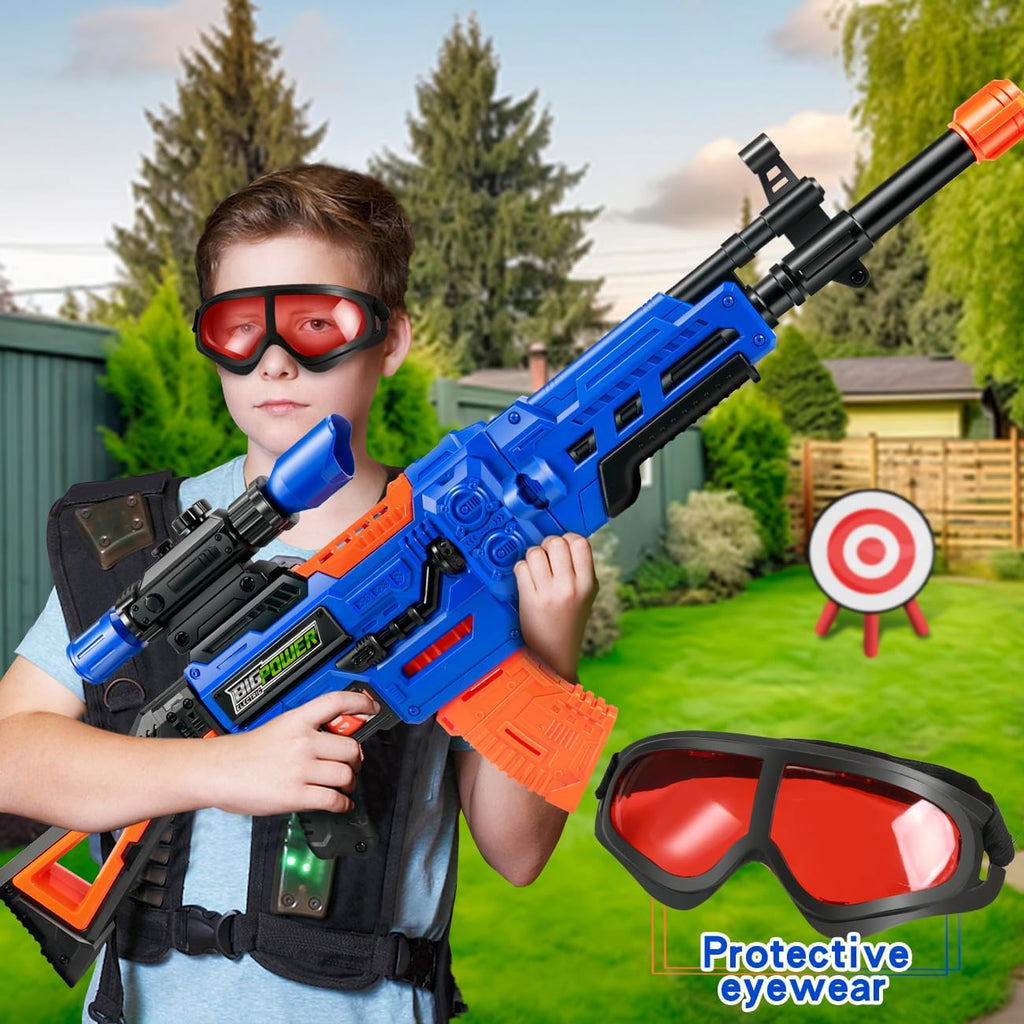 4 in 1 Automatic Kids Sniper Rifle Toy Guns with Removable Magazines N90845