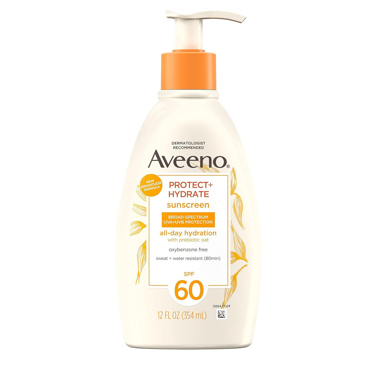 Moisturizing Body Lotion with Broad Spectrum SPF 60 and Prebiotic Oat, 12 FL OZ A5251