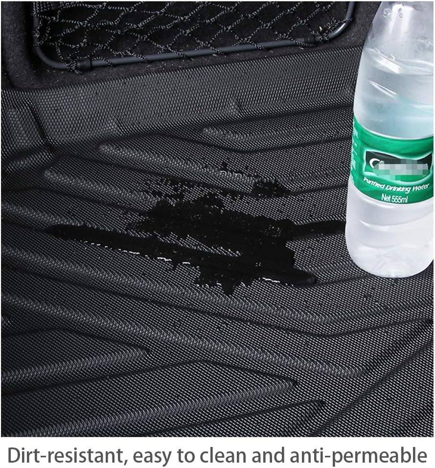 Cargo Liner Heavy Duty Rubber Waterproof Black Pack of 2 L49892