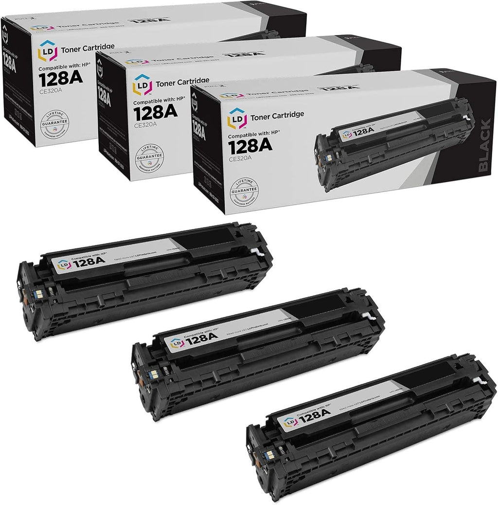 Remanufactured Toner Cartridge Replacement Black 3-Pack M44650