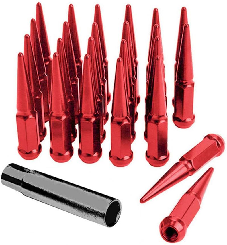 Spiked Chrome 24 pcs Lug Nuts B6202