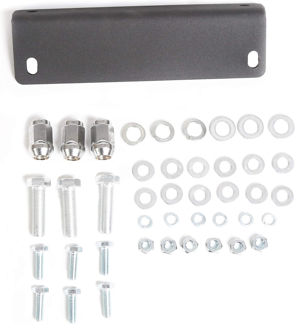 Heavy Duty Textured Black Spare Tire Carrier Mount B611