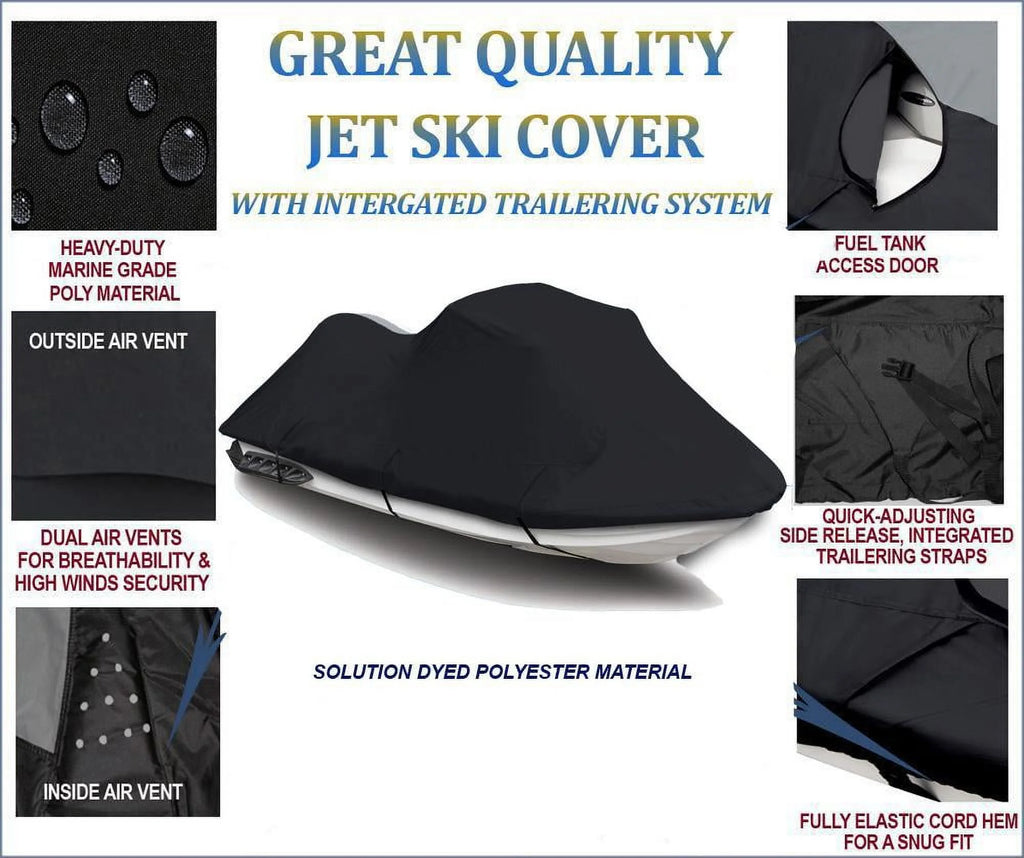 Black 600D Jet Ski Cover V341970