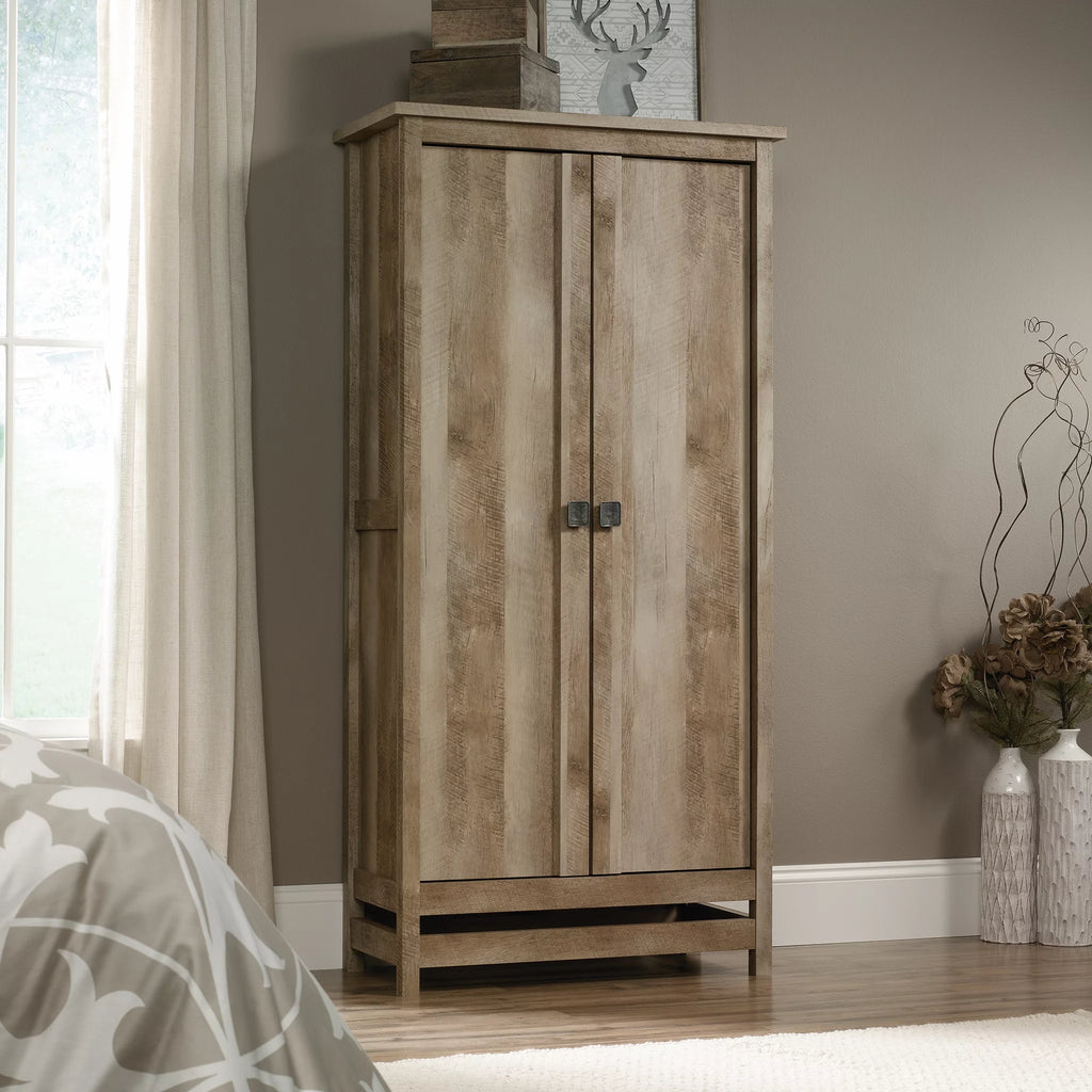 Lintel Oak Finish Storage Cabinet O638359