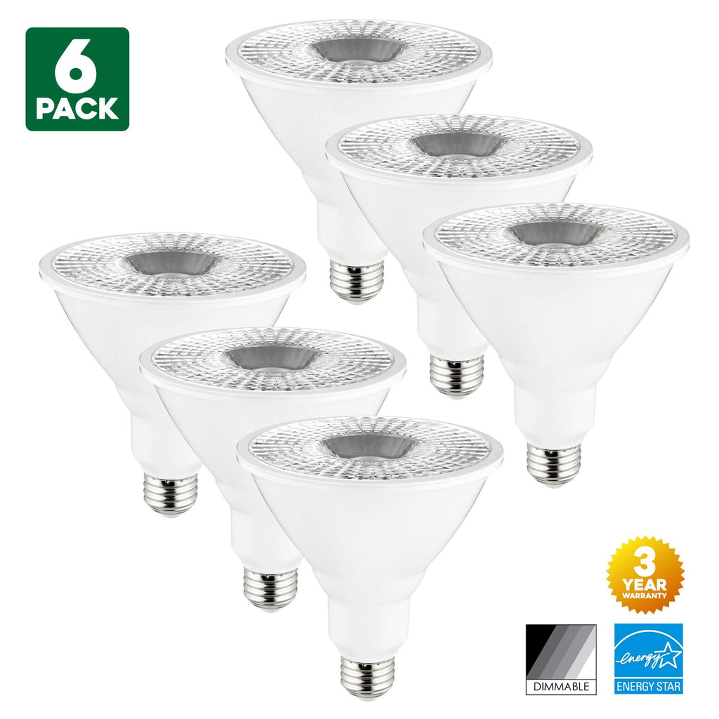 18-Watt Dimmable LED PAR38 Reflector Bulb, Medium (E26) Base, Wide Flood, 3000K Warm White J5121