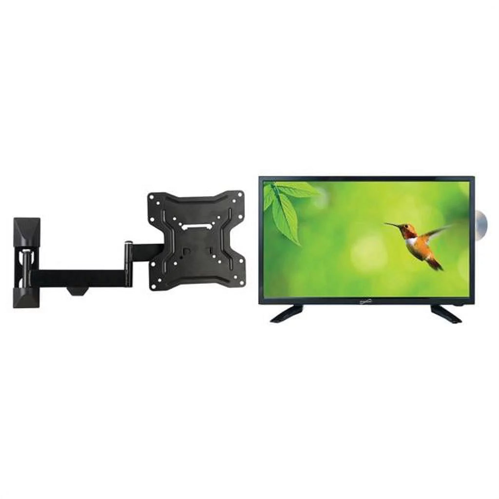 18.5 in. HD 720P Portable LED TV-DVD Combo & Full-Motion Mount W167096
