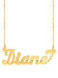 Diamond Cut Name Necklace A74567