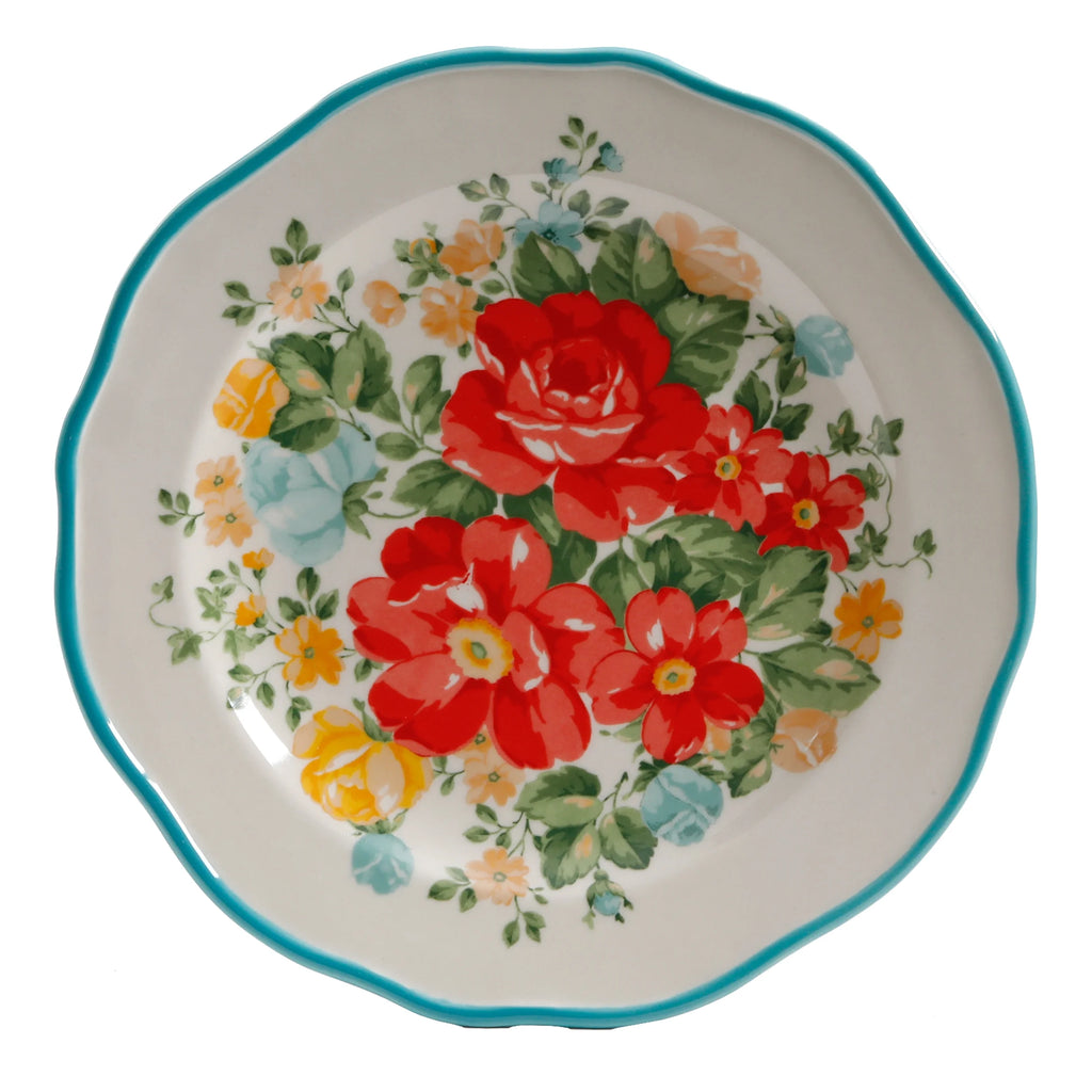 12 Piece Vintage Floral Dinnerware R322193