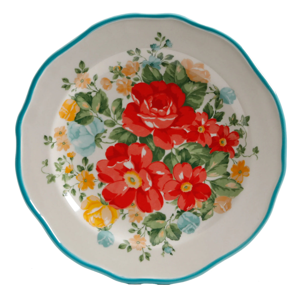 12 Piece Vintage Floral Dinnerware R322193