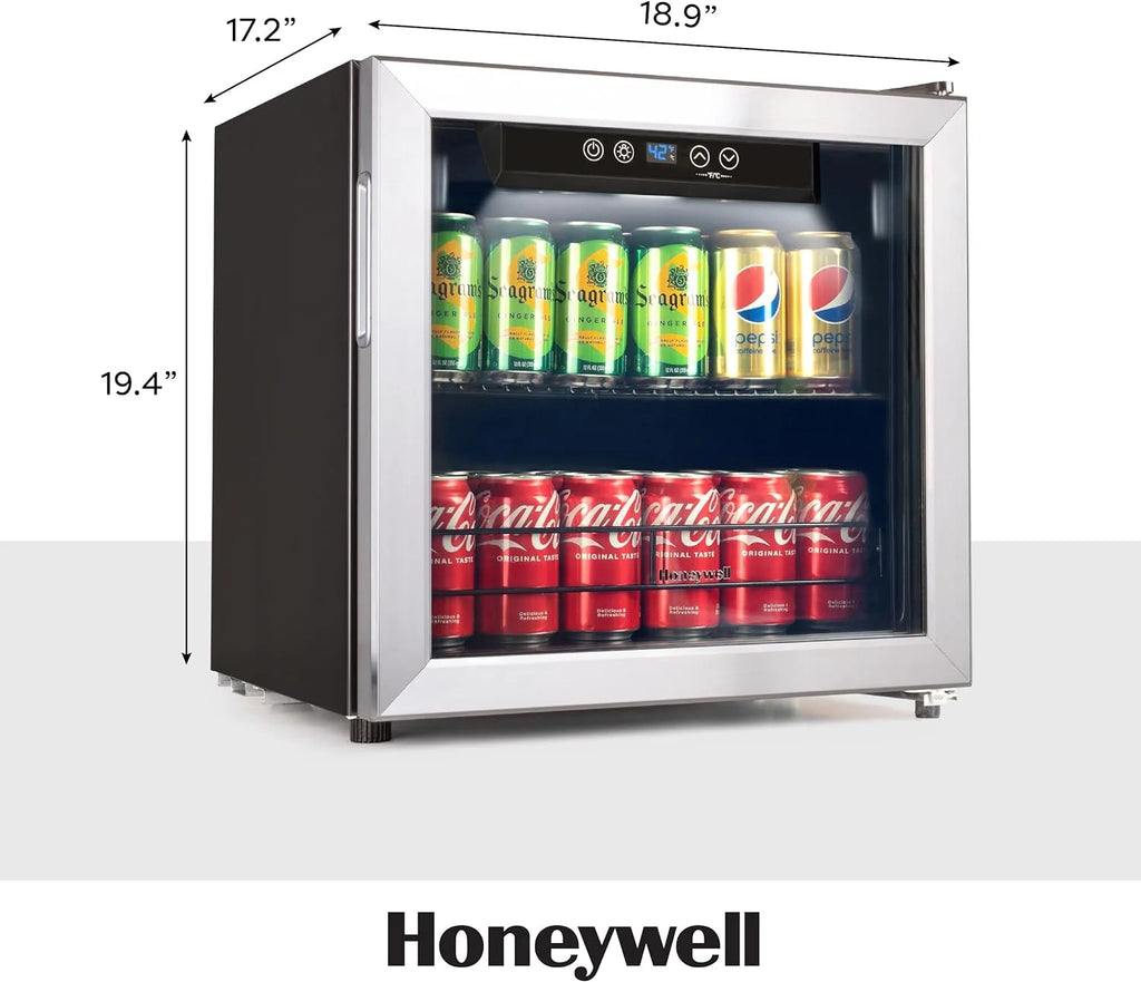 48 Can Mini Fridge with Glass Door S590