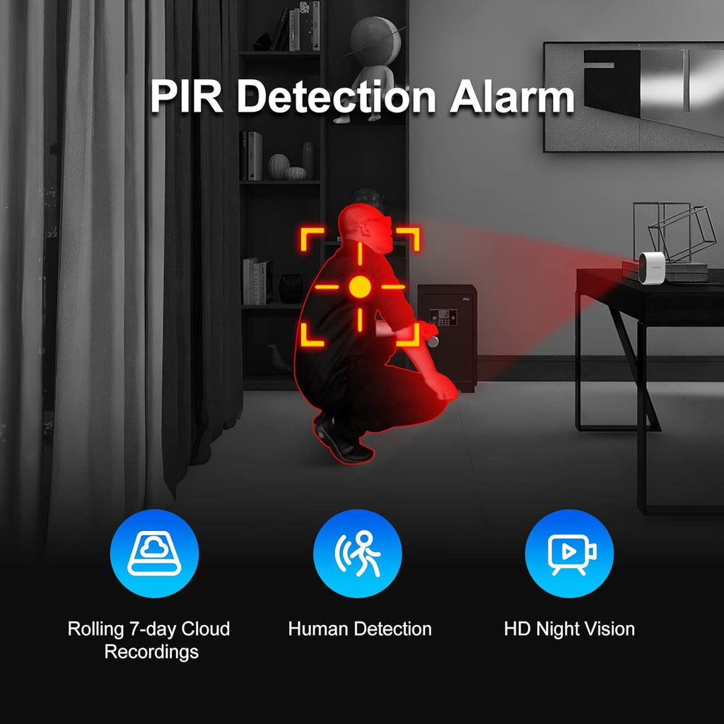 1080P HD Wireless Security Camera with PIR Detection Alarm M913