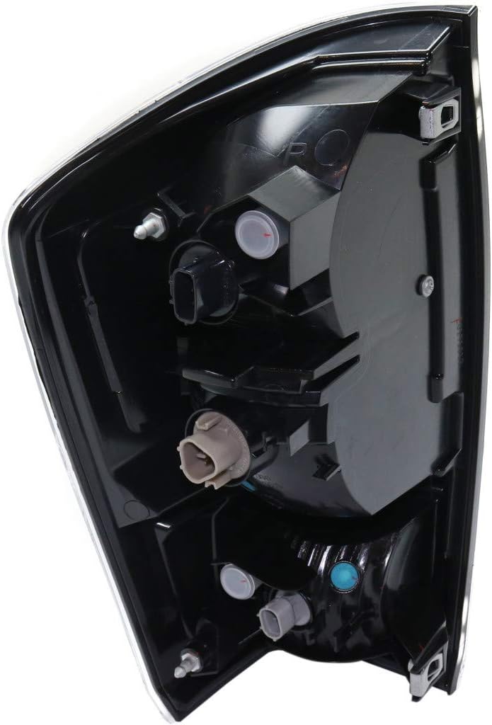 Tail Light Assembly Black Bezel Clear Lens Driver Side M783