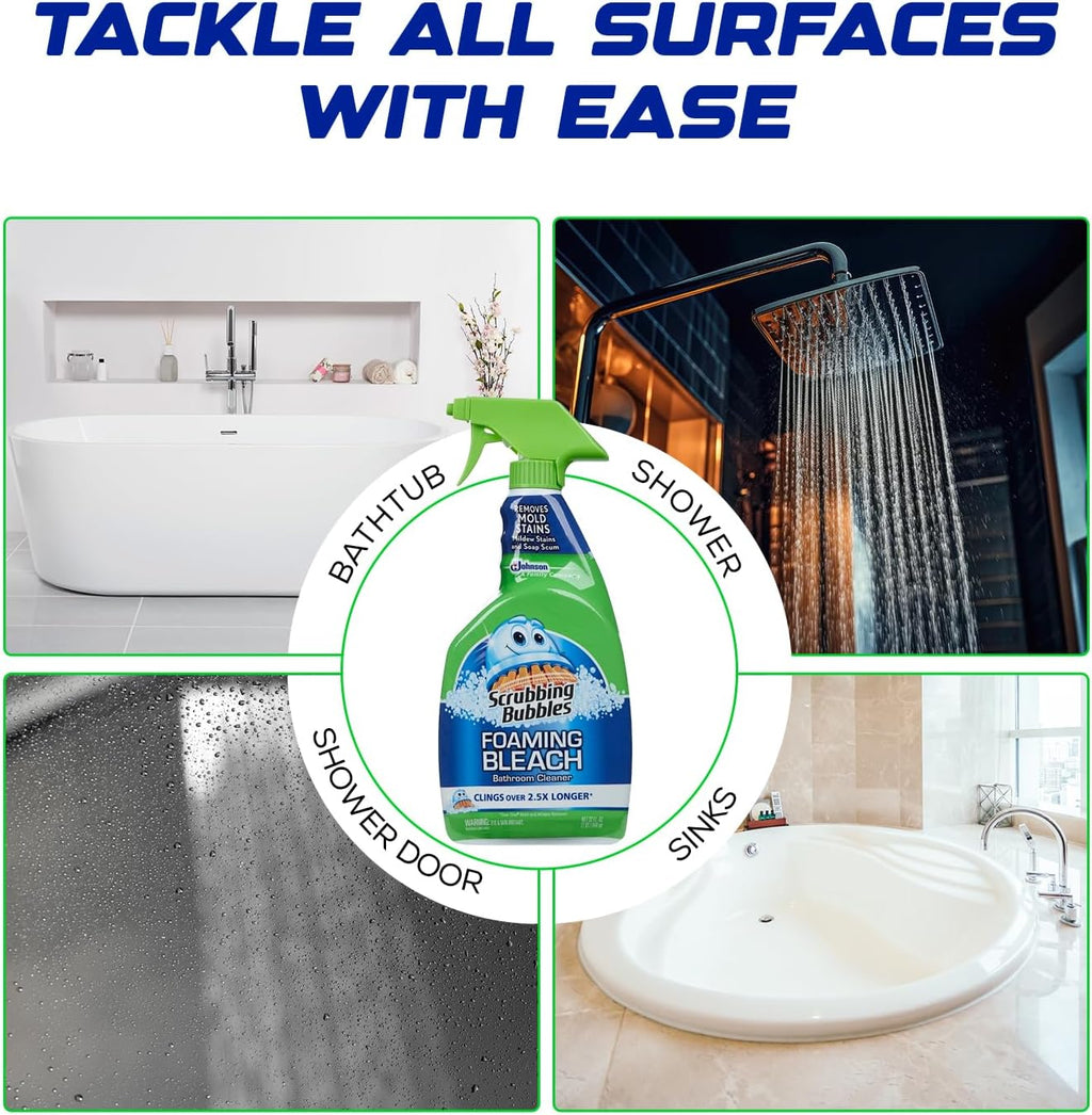 2-Pack Bathroom Cleaner Foam Spray P844263