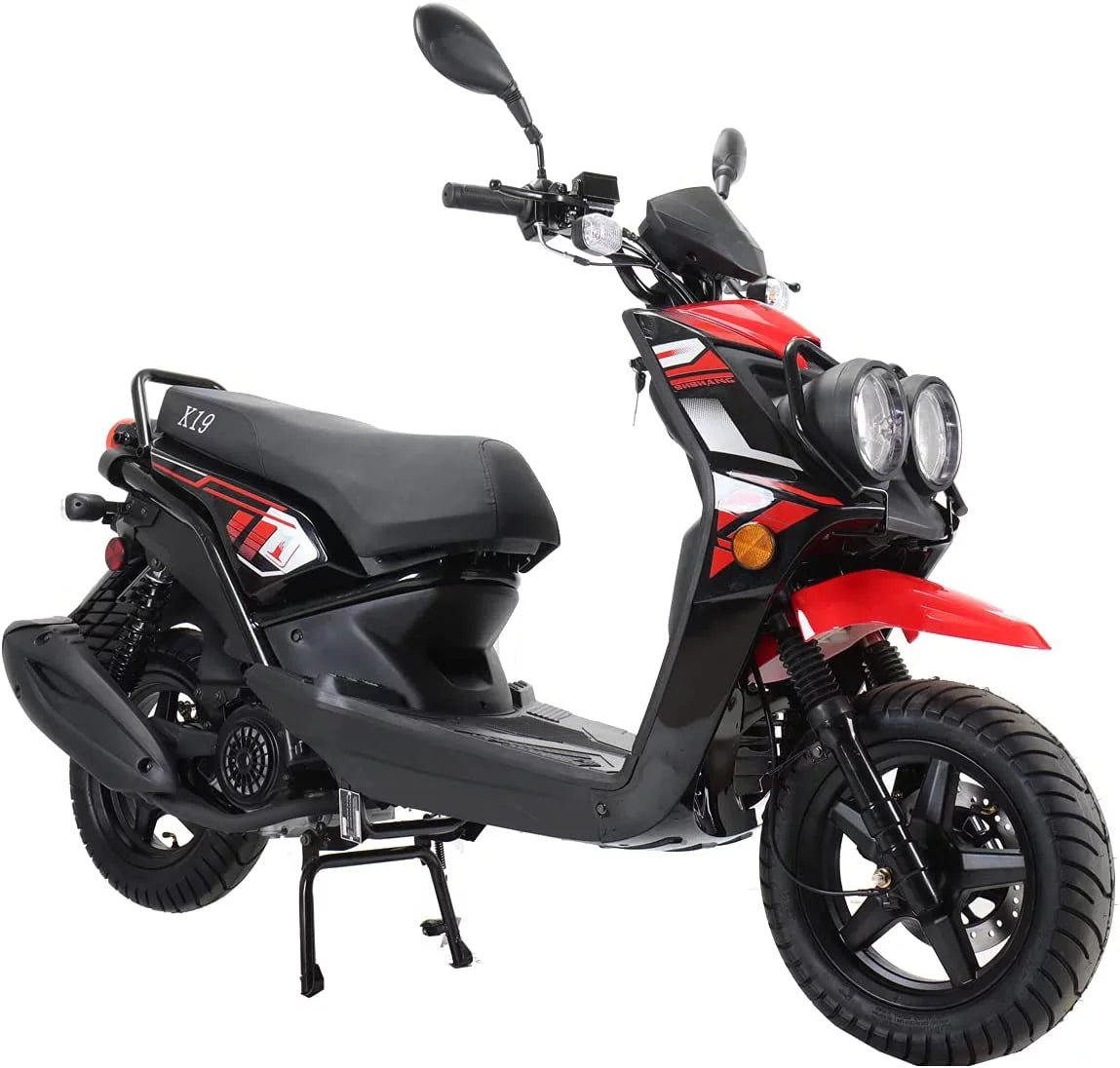150cc Gas Moped Scooter with 12" Aluminum Wheels F432439